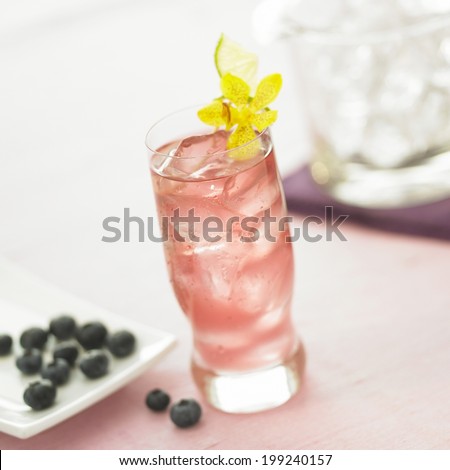 herb / fruit mixed beverage, healthy drink
