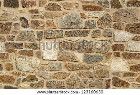 seamless ashlar old stone wall texture background