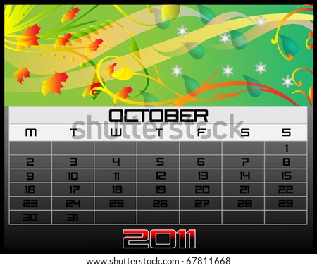2010 october calendar. 2010 October Calendar