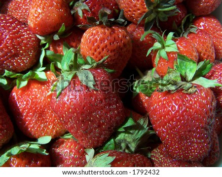 Strawberry. A texture.