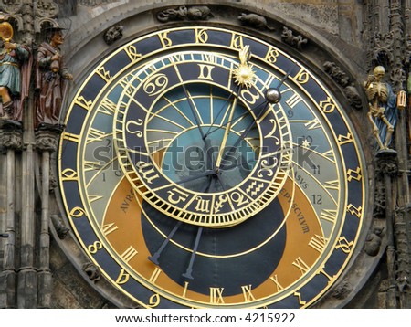 Ancient watches. Prague. Czechia