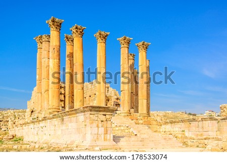 The Temple of Artemis is a Roman temple in Gerasa, Jerash, Jordan.