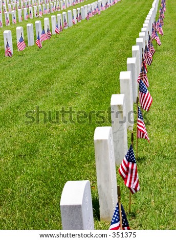 Ft Sam National Cemetery. Memorial Day 2005