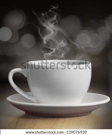 cup of coffee or hot chocolate