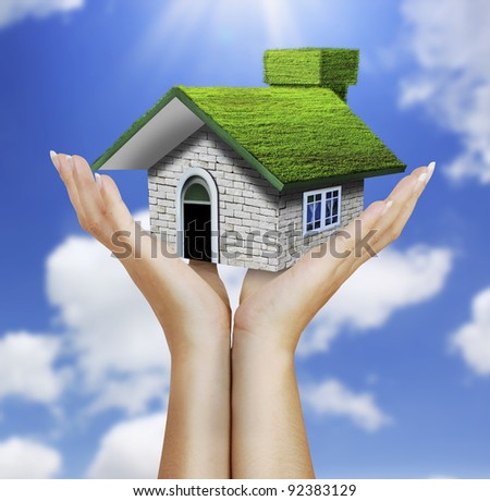 house in hands