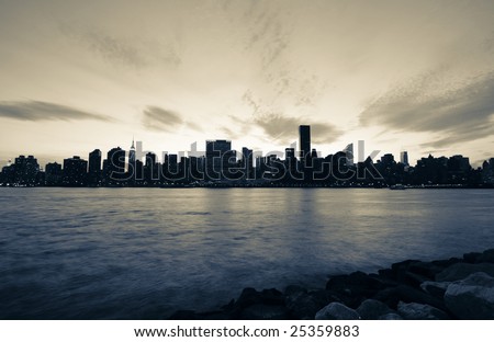 new york city pictures black and white. stock photo : New York City at