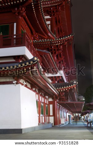 Buddha Tooth Relic Temple in Singapore China town