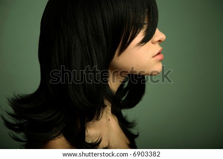 • Yhaki's Information • Stock-photo-elegant-girl-with-magnificent-black-hair-studio-portrait-6903382