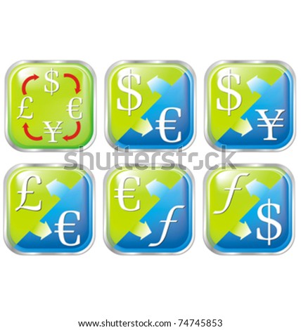 currency converter logo. currency exchange icon. of