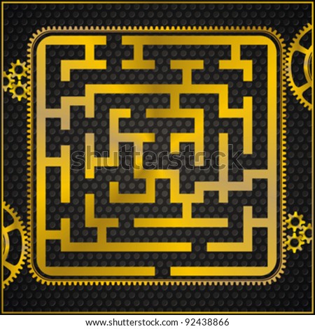 Maze Background Pattern