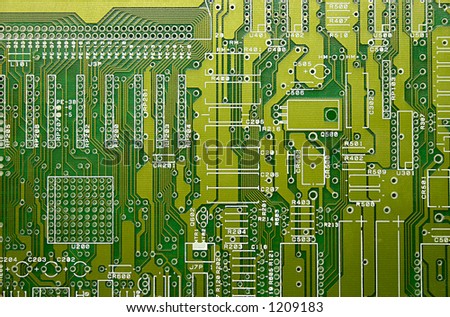 Clean, unused circuit board