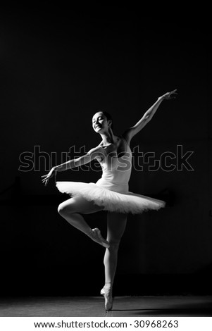 stock photo Dancing ballerina