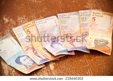 The national currency of Venezuela, Latin America
