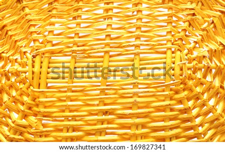 texture basket isolated on white background