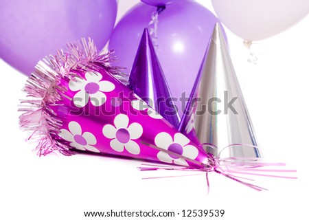 birthday party balloons. stock photo : Birthday party
