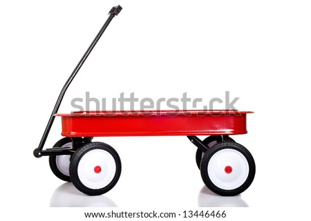 Clipart Red Wagon