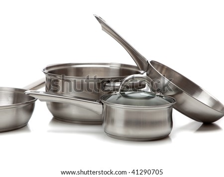 steel pots and pans