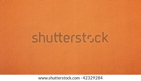 A leather textured basketball background