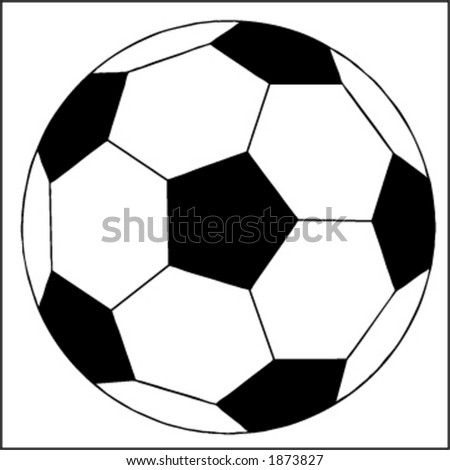 soccer ball vector. stock vector : SOCCER BALL