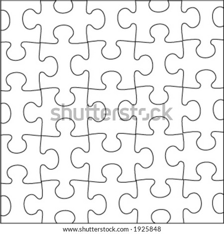 Vector on Puzzle  Vector    Stock Vector