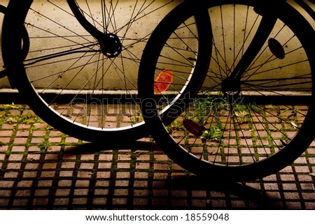 Bicycle Wheel Silhouette