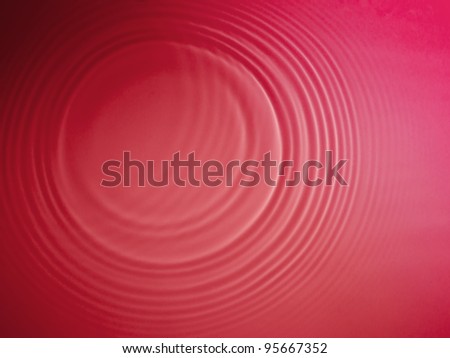 Red circle water ripple background