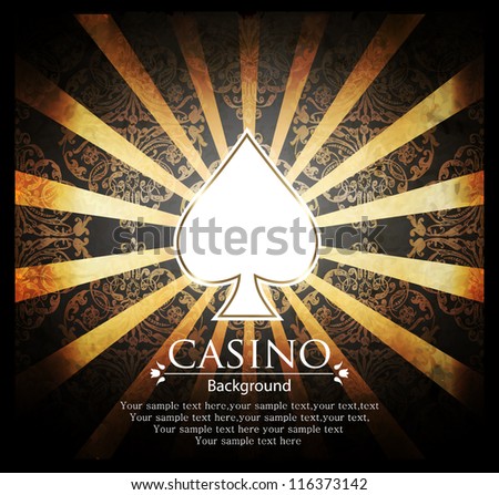 Casino vector background Casino vector background