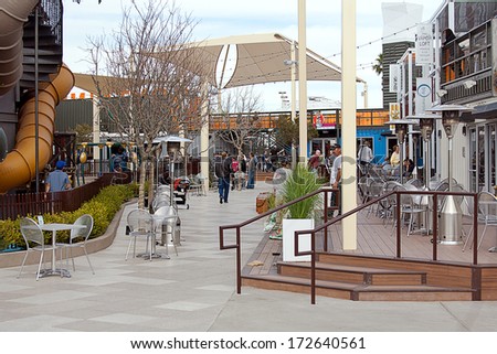 Downtown Container Park is an exciting sustainable shopping attraction in downtown Las Vegas and opened circa November 2013.