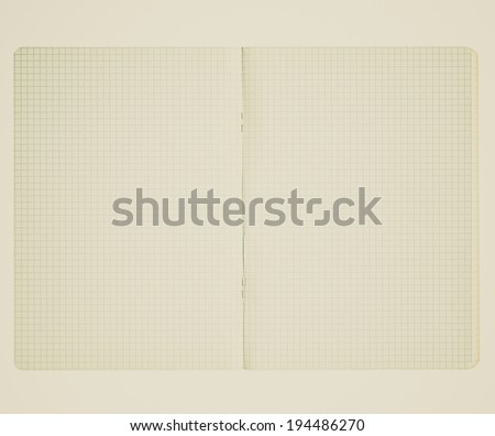 Vintage looking Blank notebook page background