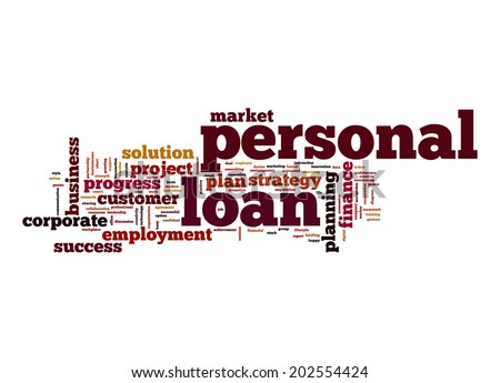 Personal loan word cloud