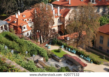terrace gardens Prague, Bohemia (Ledebour garden)