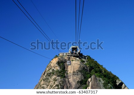 Brazil, Rio de Janeiro, cable car, \