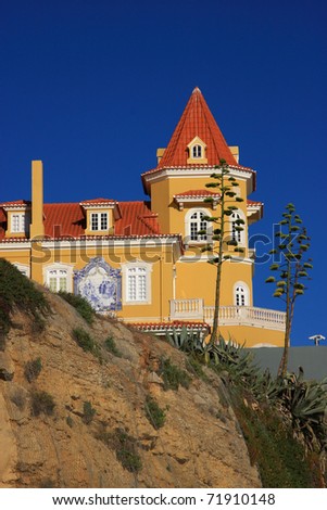 Portugal Lisbon\'s Sunshine Coast Estoril Beautiful mansion perched on the clifftop