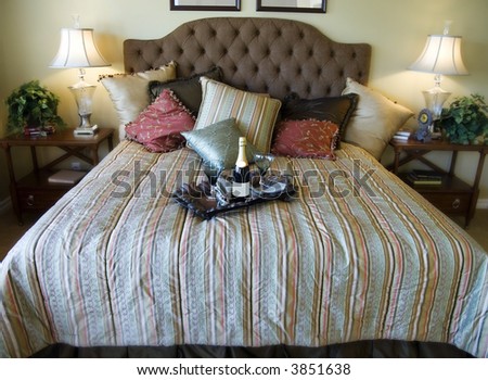 Contemporary Bedding  Women on Bedroom Luxury Beautiful Interior Of A Modern Find Similar Images