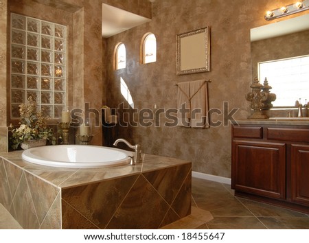 Luxury Bath on Luxury Bathroom Stock Photo 18455647   Shutterstock