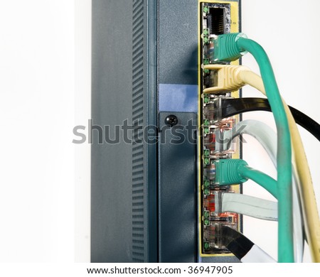 Networking switch with router