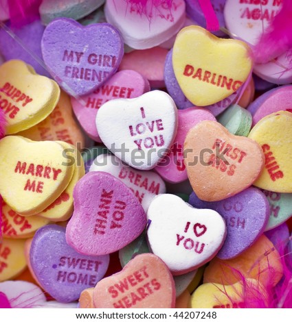 stock photo : Valentine heart candy