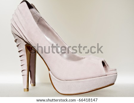 Woman\'s high heel shoe footwear