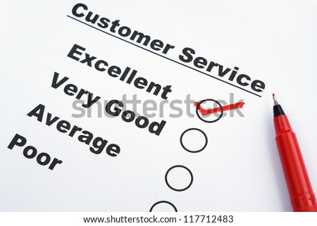Customer service feedback form