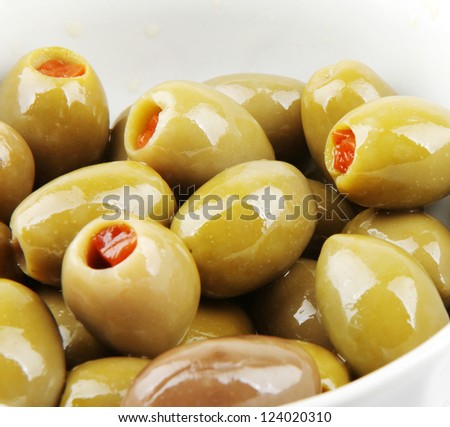 stuffed green olives