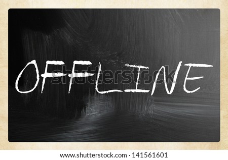 social media - internet networking concept - text handwritten with white chalk on a blackboard