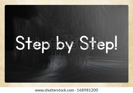 step by step concept