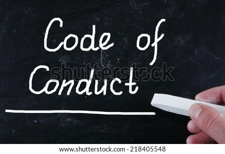 code of conduct concept