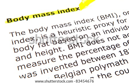 BMI - Body Mass Index