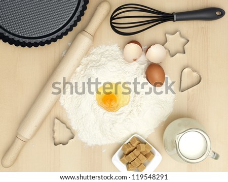 utensils food preparation  and sweets