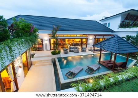 Villa in the tropics