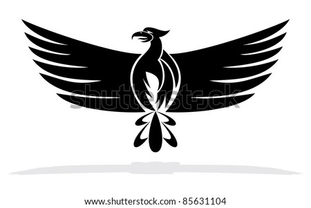 Vector Phoenix Bird