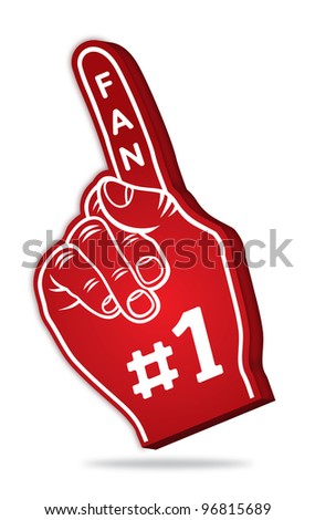 fan foam finger