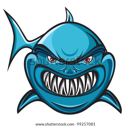 shark angry