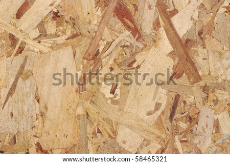 Closeup of the Surface of a Particle Board